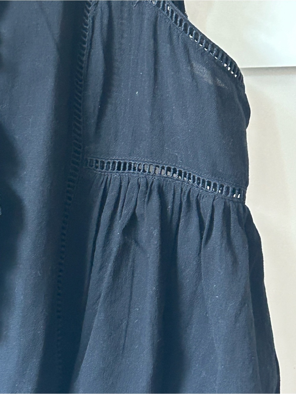 Max Studio Cotton Eyelet Blouse - Picture 8 of 10